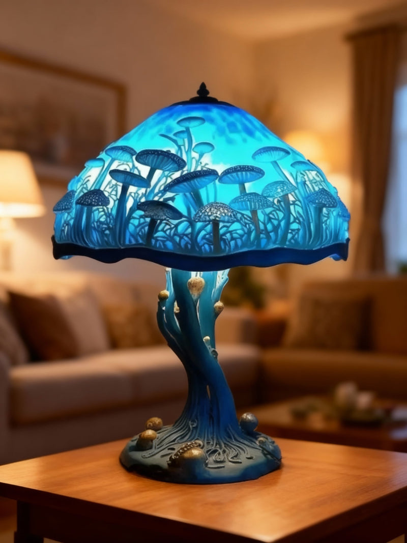 BLUEAURA | Lampada da scrivania blu con un'aria mistica