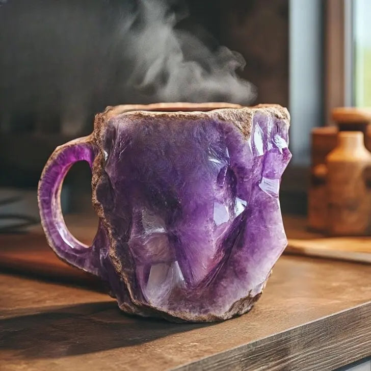 Tazze in cristallo minerale per caffè