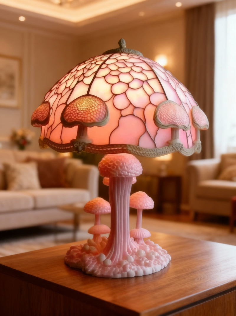 PINKGLOW | Lampada da tavolo rosa con effetto di luce delicata